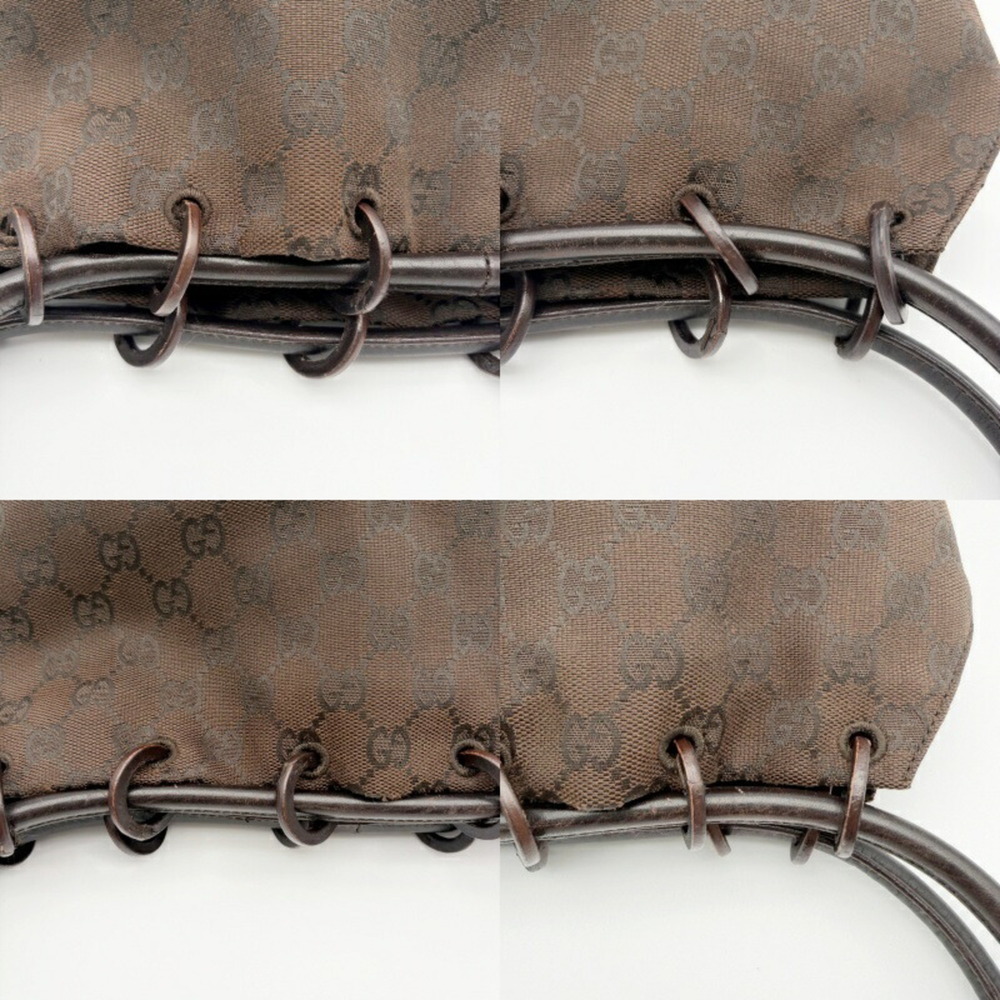 Gucci GUCCI Bag Shoulder Women's GG Canvas 90644 Brown - Picture 11 of 16